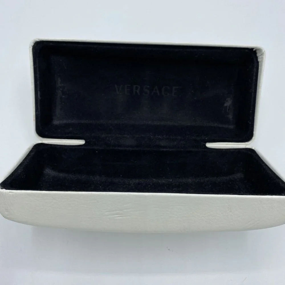 Versace Rimless Sunglasses Vintage Tortoiseshell Diamante MOD 2017-B 1001/13 y2k - Picture 7 of 16